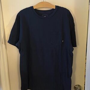 Vans Navy Pocket Tee Mens XL